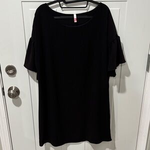 RL Little Black Dress with Flowy Sleeves